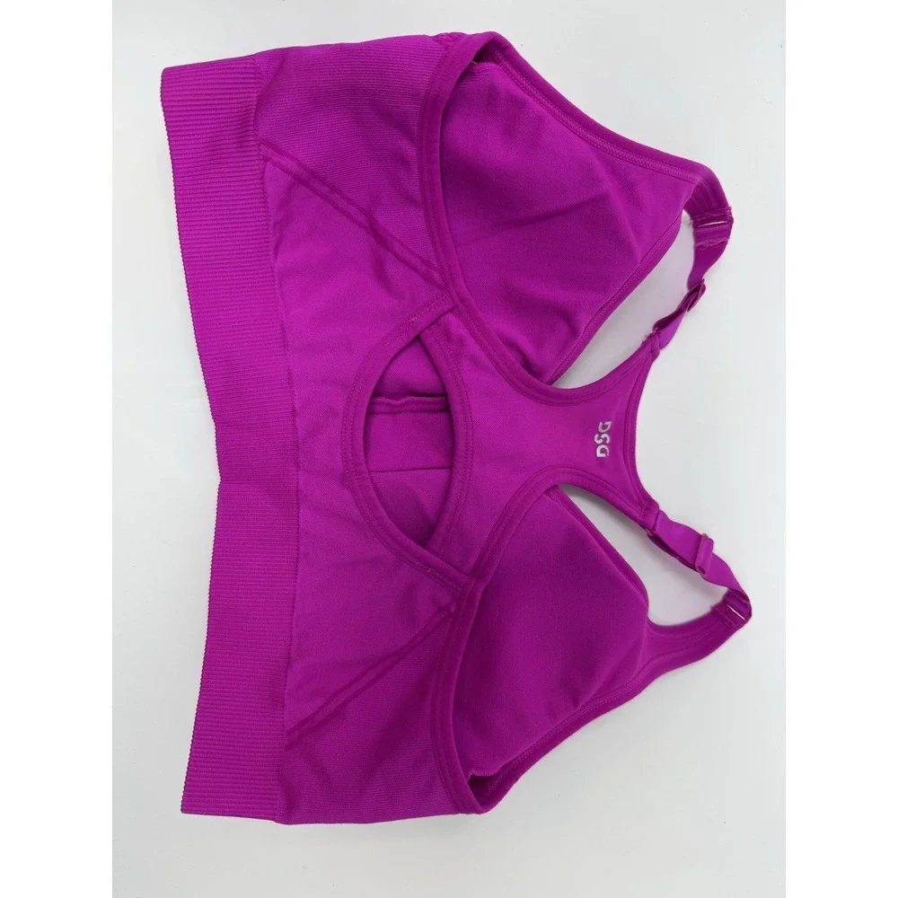 DSG Women/Teen/Junior Removable Pads Hot Pink Sports Bra Sz‎ Large